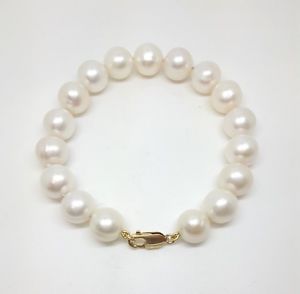 【送料無料】ネックレス　パールブレスレットドルmiran 170487 knotted freshwater pearl bracelet 12mm round 22cm rrp 299