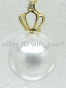 【送料無料】ネックレス　ペンダントイエローゴールドチェーン1112mm white south sea pearl pendant 18k yellow gold adjustable chain