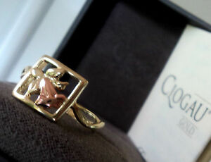 【送料無料】ネックレス　ウェールズローズイエローゴールドラッパスイセンリングサイズattractive clogau welsh 9ct rose amp; yellow gold daffodil ring size k｜hokushin