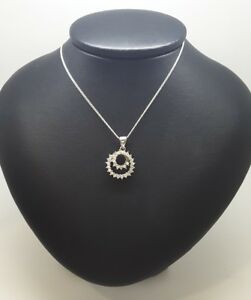 【送料無料】ネックレス miran 080324 9kホワイトゴールドczペンダントrrp485miran 080324 9k white gold circle cz pendant rrp485