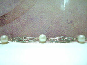 【送料無料】ネックレス ホワイト18k 75000018cm410 grsbracelet white gold 18k 750000 cultured pearls 18 cm 410 grs