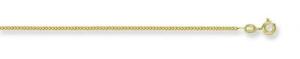【送料無料】ネックレス　24イエローyellow gold traditional classic curb chain 24
