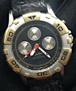【送料無料】　腕時計　ニューlistingjustinaヴィンテージクオーツ39mm listingjustina vintage watch working quartz 39mm｜hokushin 24,980円