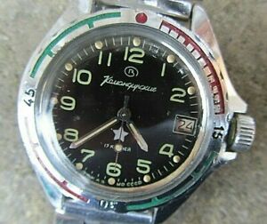 【送料無料】　腕時計　マニュアルロードロシアsoviet military watch komandirskyerussian soviet military watch komandirskye to load manual running