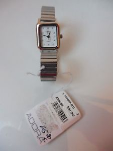 【送料無料】　腕時計　____adora__ステンレス______ beautiful,fine wrist watch __ adora __ stainless steel ____ elastic｜hokushin