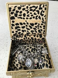 【送料無料】　腕時計　ジョンソンブレスレットbetsey johnson charm bracelet watch