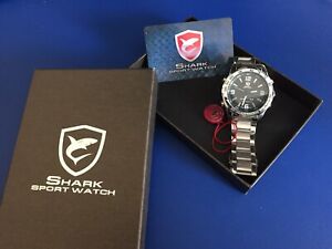 安い購入 送料無料 腕時計 サメスポーツウォッチアオザメステンレス30mウォッチリードshark Sport Watch Mako Shark Stainless Steel Led Watch Water Resistant 30m 送料込 Www Masterworksfineart Com