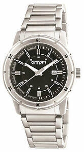 【送料無料】　腕時計　ampmアナログpg119u096ケース ampm mens analogue quartz watch pg119u096 steel case steel bracelet