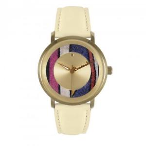 【送料無料】　腕時計　レディースレザーベージュゴールデンwomens wristwatch braccialini brd 3091cc leather beige golden｜hokushin