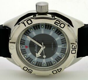 【送料無料】　腕時計　ロシアヴォストーク＃ダイバーrussian vostok auto amphibian 670927 diver wrist watch brand｜hokushin