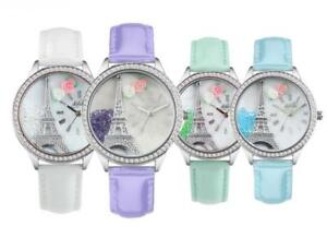 【送料無料】　腕時計　montredidofavoyage collectionエッフェルcuirスワロフスキーdidofa 3dmontre femme didofa voyage collection tour eiffel cuir swarovski did｜hokushin