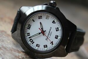 【送料無料】 腕時計 ボストークkomandirskyロシア646578vostok komandirsky auto russian military wrist watch 646578|hokushin