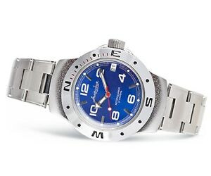 【送料無料】　腕時計　ロシアヴォストークダイビング＃russian watch vostok amphibian military diving automatic 20 atm 060432