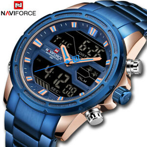 【送料無料】　腕時計　トップブランドミリタリーデジタルスポーツtop luxury brand naviforce men watches military waterproof led digital sport 15,385円
