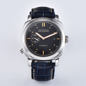 【送料無料】 腕時計 parnis44mmケースq036wristwatch parnis automatic men watch luxury 44mm military silver case q036