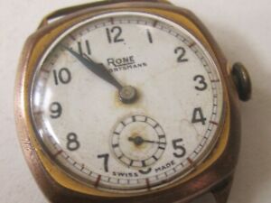 【送料無料】　腕時計　ヴィンテージrone sportsmans15スイスvintage rone sportsmans wrist watch 15 jewels swiss works