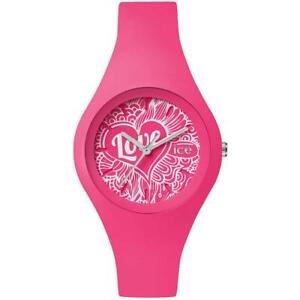 【送料無料】　腕時計　33mmwomensice watch love icelopkdoシリコーンフクシャwomens wristwatch ice watch love icelopkdo small 33mm silicone fuchsia