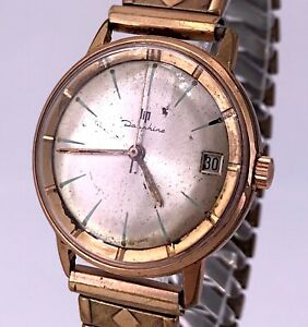 【送料無料】 腕時計 ビンテージマニュアルトイレ listinglip dauphine vintage hand winding watch date manual only works 35 mm 3wc