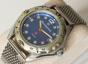 【送料無料】　腕時計　 custom made vostok komandirskie2414movement vintage military watch custom made vostok komandirskie 2414 movement vintage