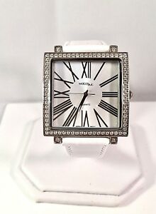 【送料無料】　腕時計　watchout women watches fashion white leather strap｜hokushin
