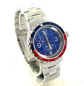 【送料無料】 腕時計 ヴォストークスチールカスタムベゼルダイバーメンズvostok 06011622 wostok amphibia steel custom bezel diver mens wrist watch|hokushin