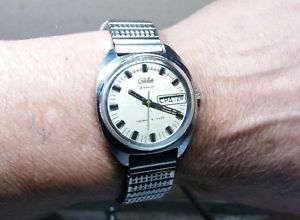 【送料無料】 腕時計 ビンテージブレスレットストラップステンレススチールソrare vintage bracelet strap wristwatch stainless steel to watch raketa 3031 ussr|hokushin