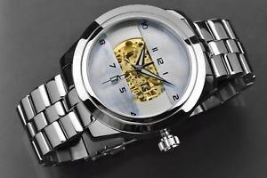 【送料無料】　腕時計　アラゴンホライゾンスケルトンaragon a124wht horizon 50 skeleton automatic