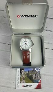 【送料無料】　腕時計　ウェグナーアナログスイスクオーツカジュアルウォッチ wegner mens analog display swiss quartz brown watch dress casual