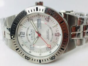【送料無料】　腕時計　50mヘンヨウボクmenswstchcroton mens automatic date wstch 50m divers