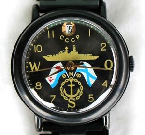 【送料無料】　腕時計　ソ＃ソウォッチrare ussr navy watch made by raketa before the collapse of ussr 015