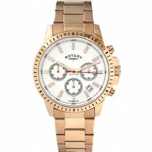 【貨物輸送無料】 ウオッチ ロータリーメンズローズゴールド rotary gb0017406 mens rose gold watch  2 years warranty
