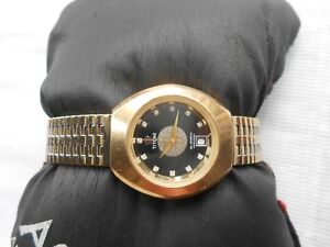【送料無料】 腕時計 レディースrare gold plated vintage titoni date6 25j rotomatic ladies automatic wristwatch|hokushin