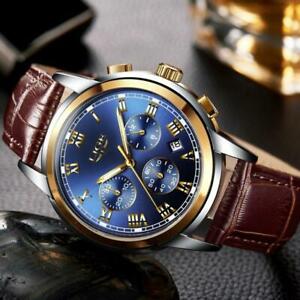 【送料無料】　腕時計　メンズトップブランドメンズスポーツleather 2019 lige mens wristwatches top brand luxury mens sports wristwatch fo 14,785円