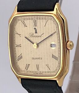 【貨物輸送無料】 ウオッチ ヴィンテージクオーツクオーツトイレbassel 7322 kal 956411 vintage watch quartz date quartz watch 27 粍 3wc