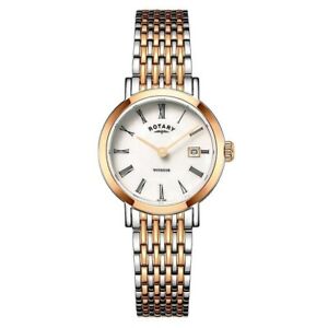 【送料無料】　腕時計　ロータリーレディースウィンザートーンウォッチポンドrotary ladies windsor two tone watchlb0530201