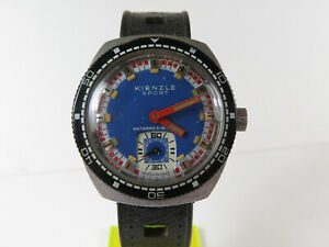 【送料無料】 腕時計 ビンテージスポーツvintage kienzle sport large watch good condition approx 38,5 mm manual winding
