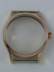 【送料無料】　腕時計　41mmケースイータunitas 64976498rosegoldcylindサファイア41mm watch case eta unitas 6497 6498rosegoldcylindsapphire watchcase