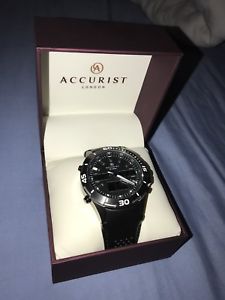 【送料無料】　腕時計　ロンドンメンズレザーストラップウォッチaccurist london men&rsquo;s leather strap watch｜hokushin