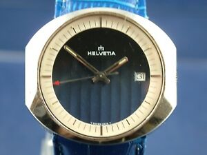 【貨物輸送無料】 ウオッチ ビンテージウォッチgents vintage nos helvetia watch, movement eta cal 2763  condition