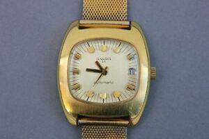 【貨物輸送無料】 ウオッチ オートメンズankra automatic mens wristwatch, um 1970