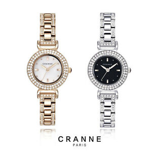 【貨物輸送無料】 ウオッチ []cranneステンレスクオーツ[made インチ korea] cranne womens  jewelry watch  stainless steel quartz wristwatch