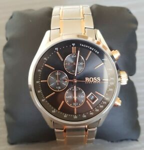 【送料無料】 腕時計 ヒューゴボスメンズステンレススチールクロノグラフウォッチマニュアル hugo boss mens stainless steel chronograph watch 1513473  box and manual