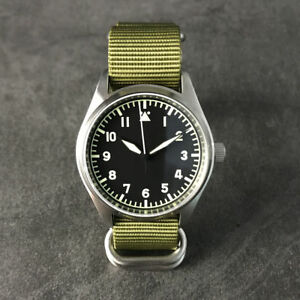 【貨物輸送無料】 ウオッチ サンマルティンメンズパイロットステンレススチールクオーツナイロンsan martin mens pilot stainless steel quartz watch 200m water resistance nylon