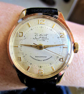 【送料無料】 腕時計 gents 1950s gp dinmont automatic watch 25 jewels as 1361 adj movt prof serviced