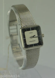【貨物輸送無料】 ウオッチ ノブレスステンレススチールブレスレットemphasising noblesse incabloc 17 rubiswith stainless steel bracelet