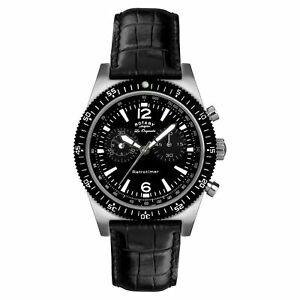 【送料無料】　腕時計　ロータリーダrotary gs9003119 orologio da polso retrotimer da uomo