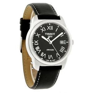 【送料無料】　腕時計　ティソメンズレザーストラップスイスクオーツtissot prc100 mens leather strap swiss quartz watch t0494101605301｜hokushin
