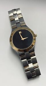 【貨物輸送無料】 ウオッチ メンズステンレススチールサファイアmovado mens stainless steel amp; gold watch 81 g2 1899 6914585 sapphire 32粍