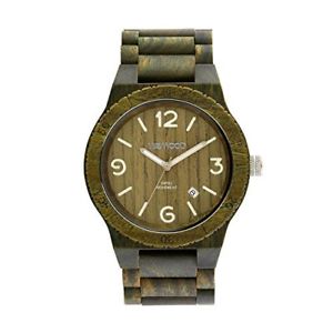 【貨物輸送無料】 ウオッチ we woodalphaarmy9818182we wood watch wood  wooden alpha 未申 army date 9818182 men
