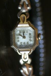 【貨物輸送無料】 ウオッチ ヴィンテージソリッドゴールドバウォッチvintage 14k solid gold bulova watch 6ba free shipping